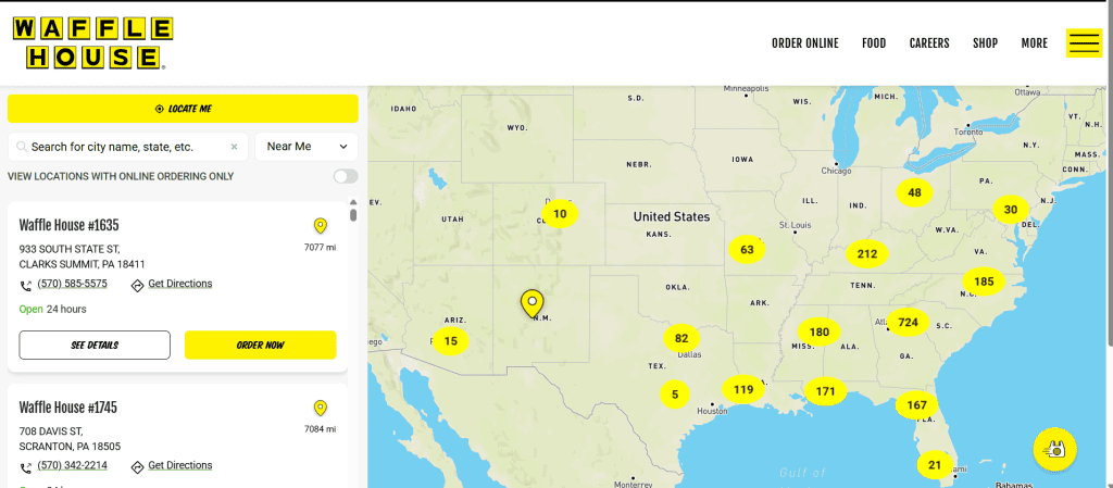 Best waffle house near me