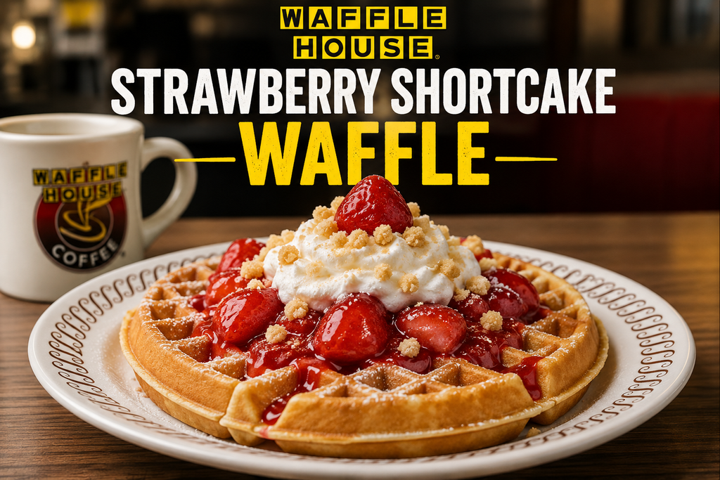 Waffle House Strawberry Shortcake Waffle