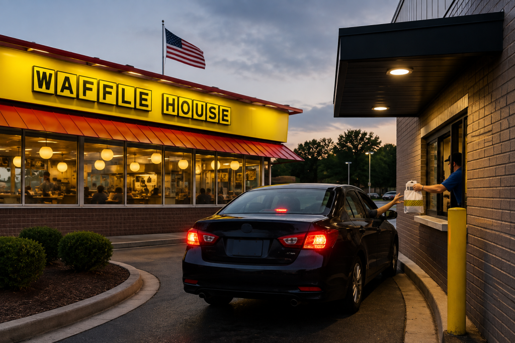 does waffle house have a drive thru